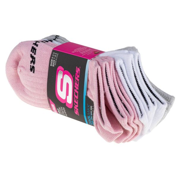 Skechers Skechers 6pk girls terry no show s115059-pkgy