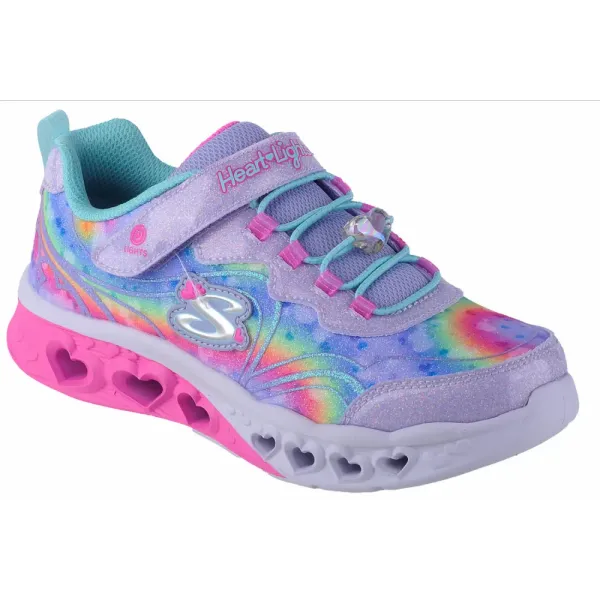 Skechers Skechers flutter heart lights - groovy swirl 303253l-lvaq