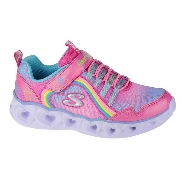 Skechers Skechers heart lights-rainbow lux dječje tenisice 302308l-pkmt