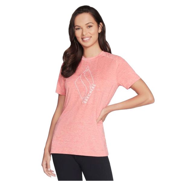 Skechers Skechers ženska majica kratkih rukava diamond blissful tee w1ts327-crl