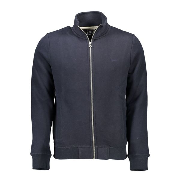 Superdry SUPERDRY MEN'S BLUE SWEATSHIRT WITH ZIP