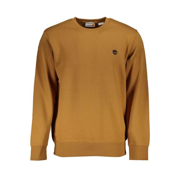 Timberland TIMBERLAND MEN'S BROWN ZIPLESS SWEATSHIRT