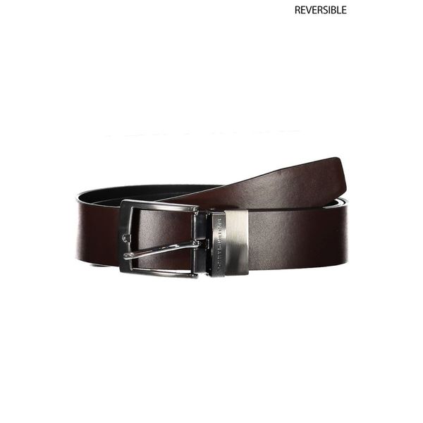 Tommy Hilfiger TOMMY HILFIGER BLACK MAN LEATHER BELT