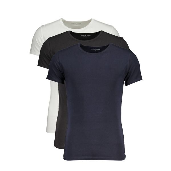 Tommy Hilfiger TOMMY HILFIGER BLACK MEN'S SHORT SLEEVE T-SHIRT