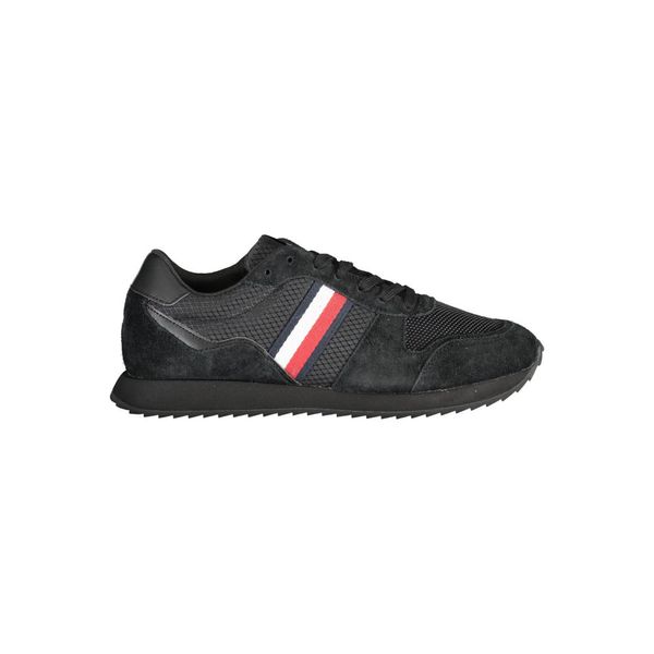 Tommy Hilfiger TOMMY HILFIGER BLACK MEN'S SPORTS SHOES