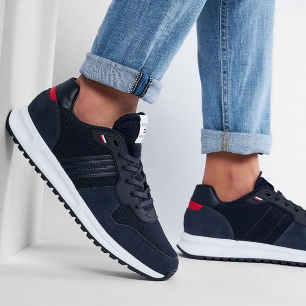Tommy Hilfiger TOMMY HILFIGER BLUE MEN'S SPORTS SHOES