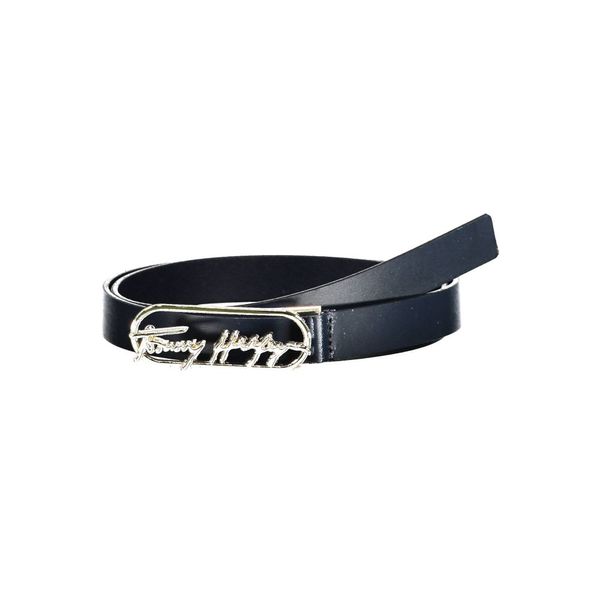 Tommy Hilfiger TOMMY HILFIGER BLUE WOMEN'S LEATHER BELT
