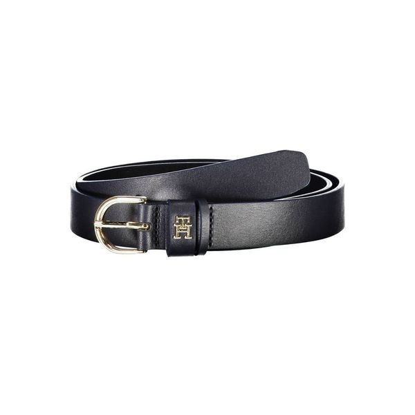 Tommy Hilfiger TOMMY HILFIGER LEATHER BELT WOMAN BLUE