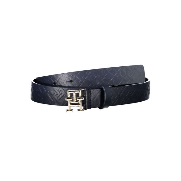 Tommy Hilfiger TOMMY HILFIGER LEATHER BELT WOMAN BLUE