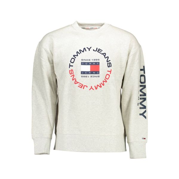 Tommy Hilfiger TOMMY HILFIGER MAN GRAY SWEATSHIRT WITHOUT ZIP