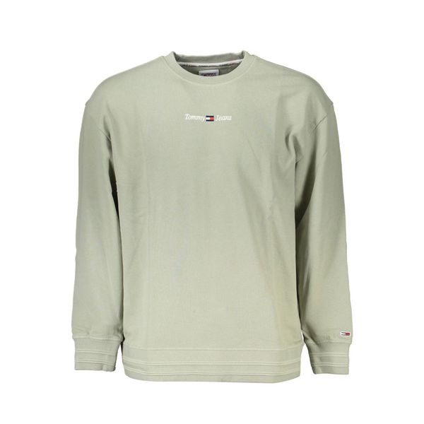 Tommy Hilfiger TOMMY HILFIGER MAN GREEN SWEATSHIRT WITHOUT ZIP