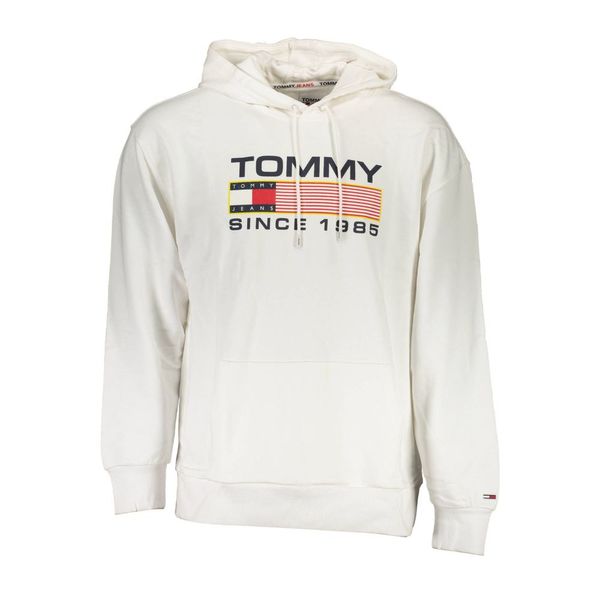 Tommy Hilfiger TOMMY HILFIGER MAN WHITE SWEATSHIRT WITHOUT ZIP