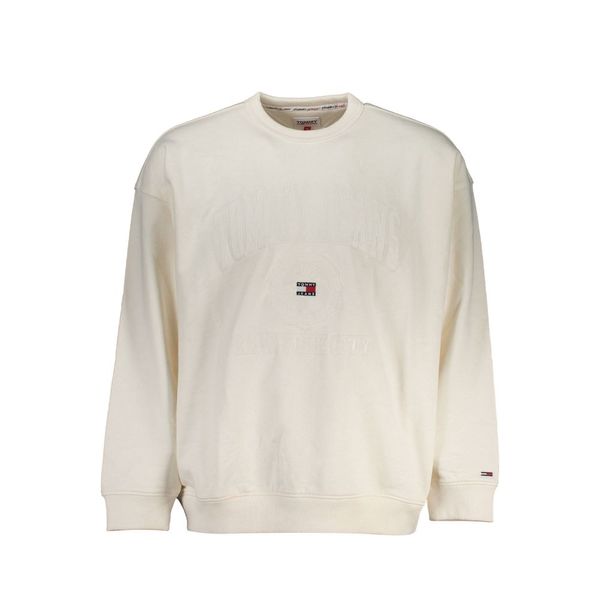 Tommy Hilfiger TOMMY HILFIGER MAN WHITE SWEATSHIRT WITHOUT ZIP