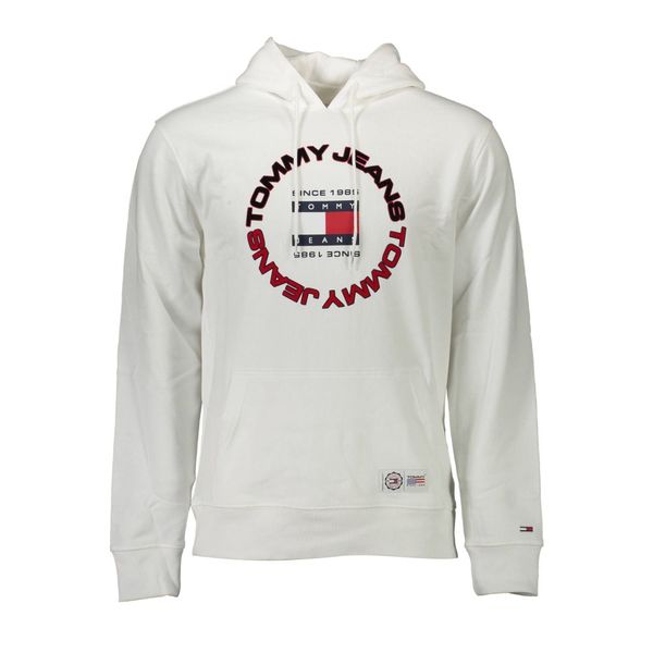 Tommy Hilfiger TOMMY HILFIGER MAN WHITE SWEATSHIRT WITHOUT ZIP