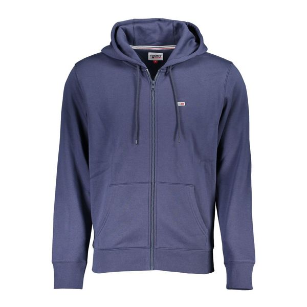 Tommy Hilfiger TOMMY HILFIGER MEN'S BLUE ZIP SWEATSHIRT