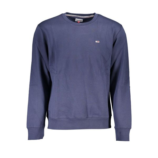 Tommy Hilfiger TOMMY HILFIGER MEN'S BLUE ZIPLESS SWEATSHIRT
