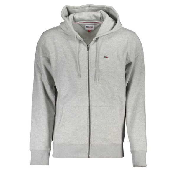 Tommy Hilfiger TOMMY HILFIGER MEN'S GRAY ZIP SWEATSHIRT