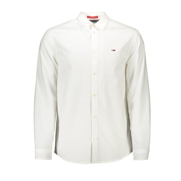 Tommy Hilfiger TOMMY HILFIGER MEN'S LONG SLEEVED SHIRT WHITE