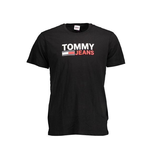 Tommy Hilfiger TOMMY HILFIGER MEN'S SHORT SLEEVE T-SHIRT BLACK