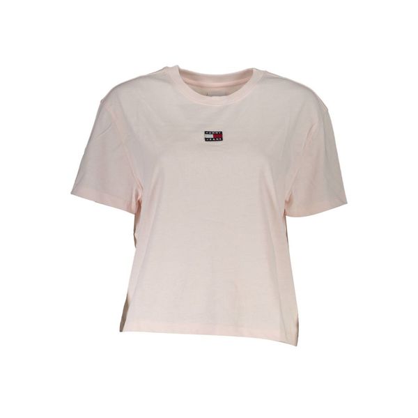 Tommy Hilfiger TOMMY HILFIGER PINK WOMEN'S SHORT SLEEVE T-SHIRT