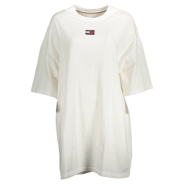 Tommy Hilfiger TOMMY HILFIGER SPORTS DRESS WOMAN WHITE