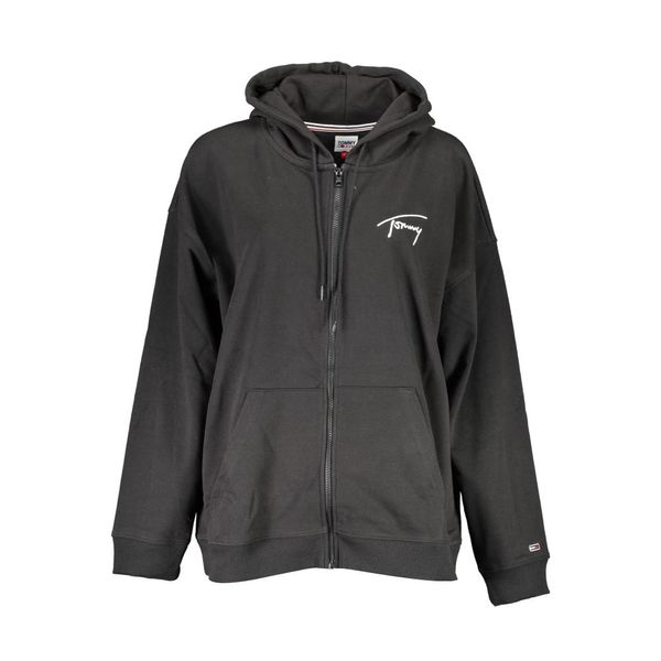 Tommy Hilfiger TOMMY HILFIGER SWEATSHIRT WITH ZIP WOMAN BLACK