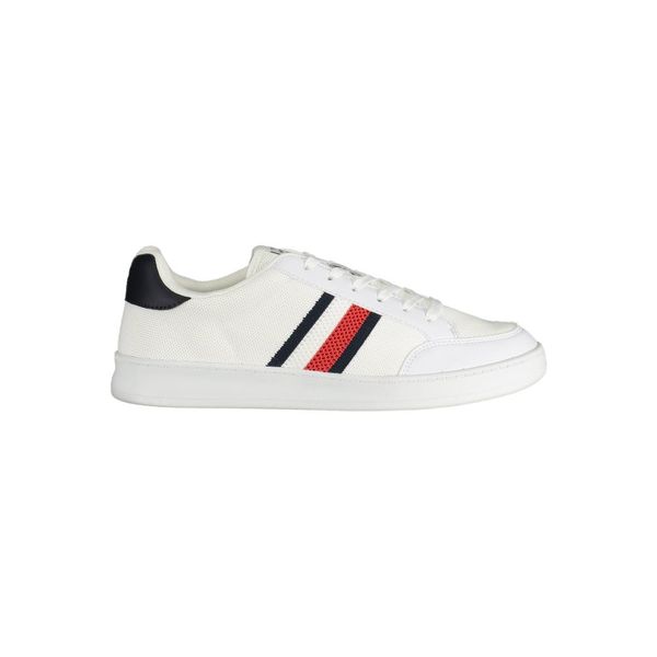 Tommy Hilfiger TOMMY HILFIGER WHITE MEN'S SPORTS SHOES