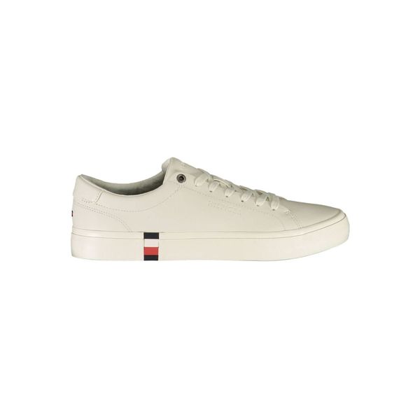 Tommy Hilfiger TOMMY HILFIGER WHITE MEN'S SPORTS SHOES