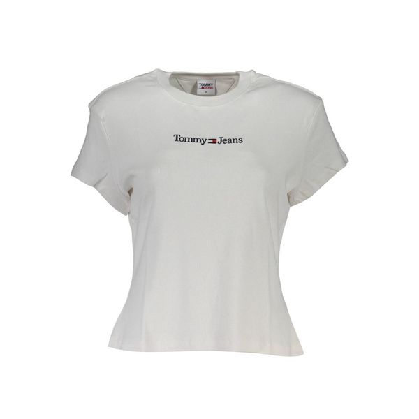 Tommy Hilfiger TOMMY HILFIGER WHITE WOMEN'S SHORT SLEEVE T-SHIRT