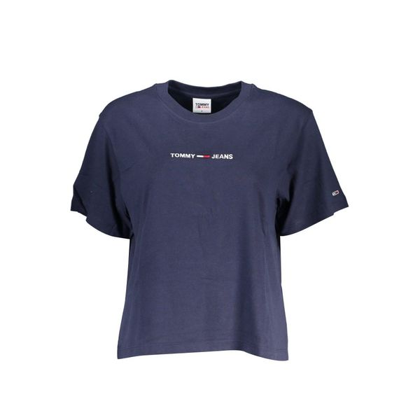Tommy Hilfiger TOMMY HILFIGER WOMEN'S BLUE SHORT SLEEVE T-SHIRT