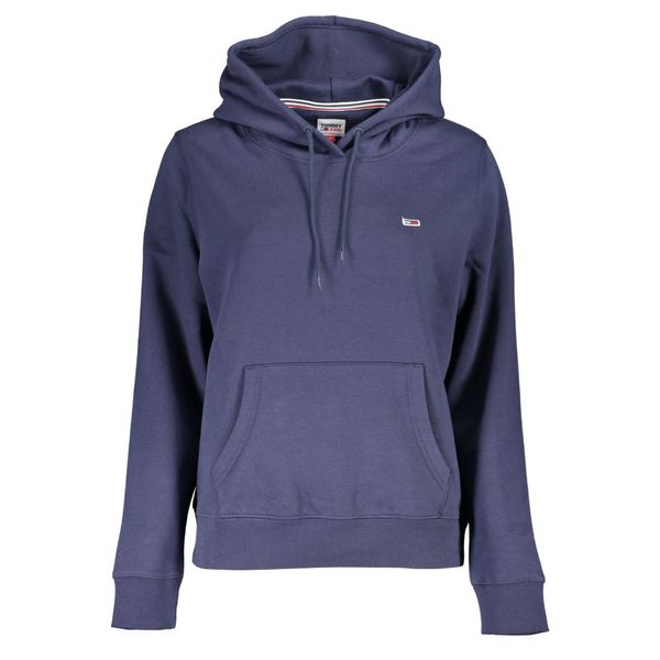Tommy Hilfiger TOMMY HILFIGER WOMEN'S BLUE ZIPLESS SWEATSHIRT