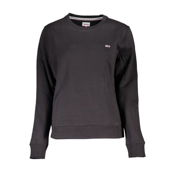 Tommy Hilfiger TOMMY HILFIGER WOMEN'S ZIPLESS SWEATSHIRT BLACK