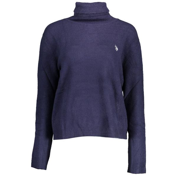 U.S. POLO ASSN. US BLUE WOMEN'S POLO SWEATER