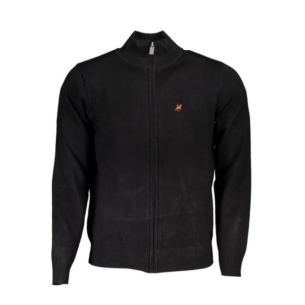 U.S. Grand Polo Club US GRAND POLO MEN'S BLACK CARDIGAN