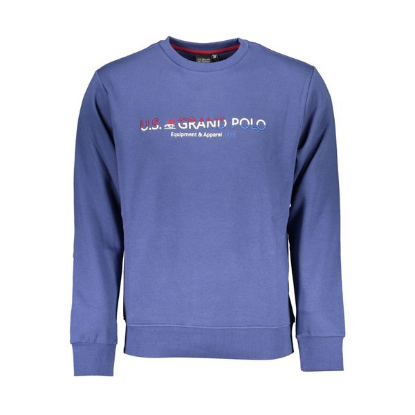 U.S. Grand Polo Club US GRAND POLO MEN'S BLUE SWEATSHIRT WITHOUT ZIP