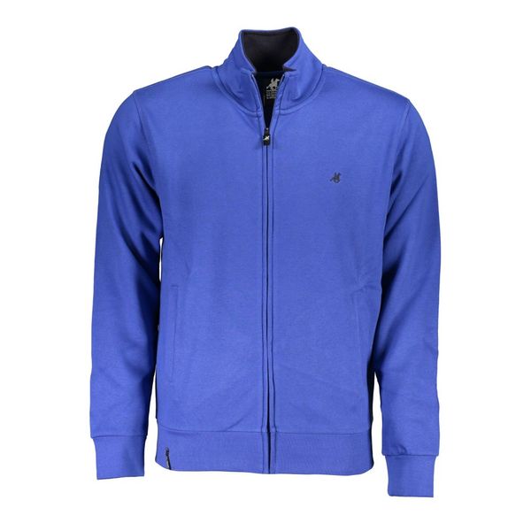 U.S. Grand Polo Club US GRAND POLO MEN'S BLUE ZIP SWEATSHIRT