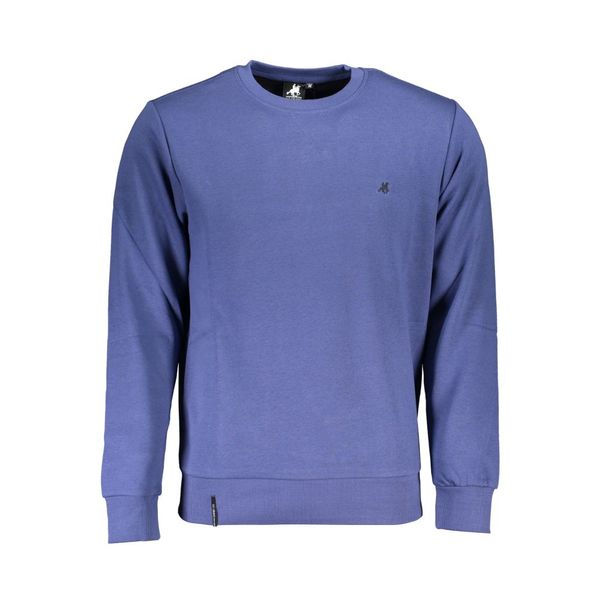 U.S. Grand Polo Club US GRAND POLO MEN'S BLUE ZIPLESS SWEATSHIRT