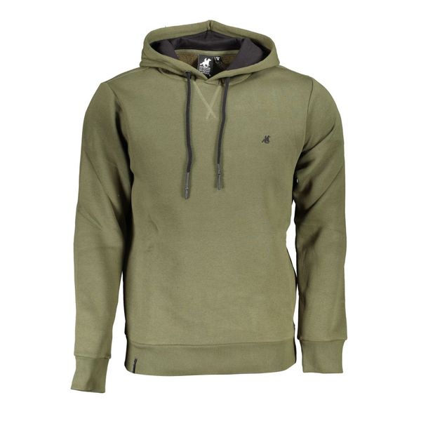 U.S. Grand Polo Club US GRAND POLO MEN'S GREEN ZIPLESS SWEATSHIRT