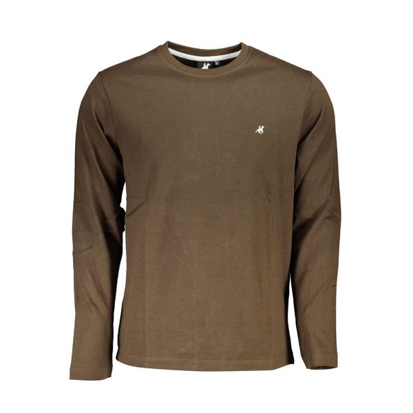 U.S. Grand Polo Club US GRAND POLO MEN'S LONG SLEEVE T-SHIRT BROWN