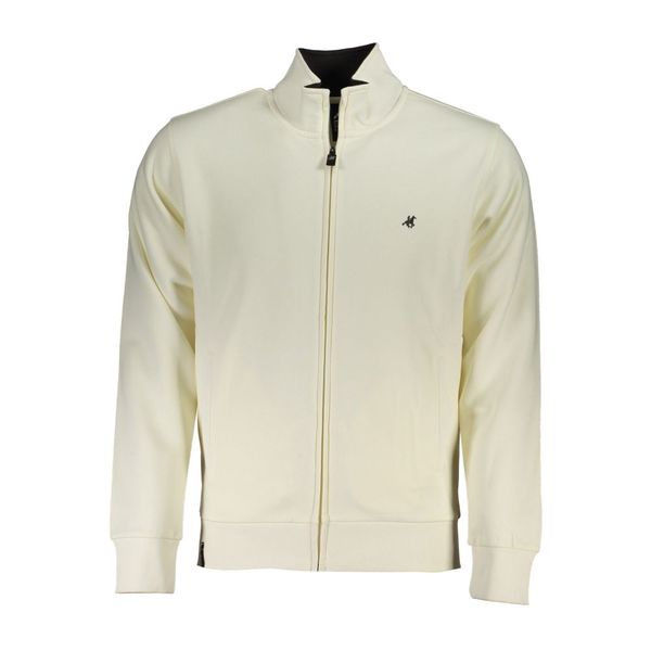 U.S. Grand Polo Club US GRAND POLO MEN'S WHITE ZIP SWEATSHIRT