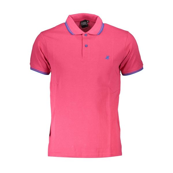 U.S. Grand Polo Club US GRAND POLO PINK MEN'S SHORT SLEEVED POLO SHIRT