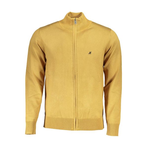 U.S. Grand Polo Club US GRAND POLO YELLOW MEN'S CARDIGAN