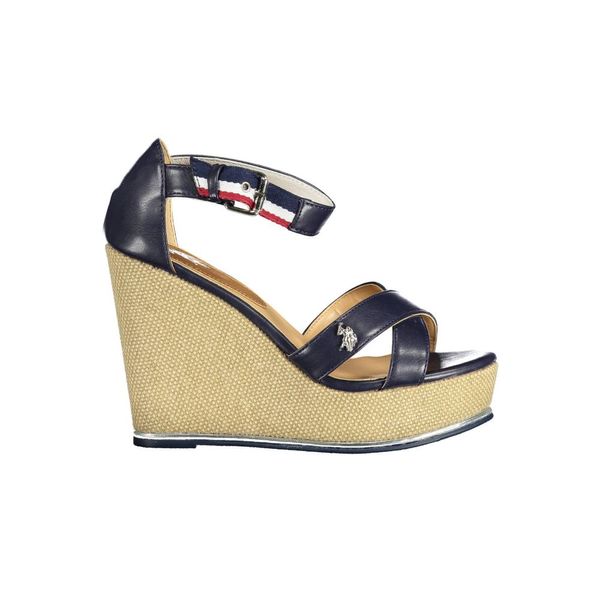 U.S. POLO ASSN. US POLO ASSN. BLUE WOMAN SANDAL FOOTWEAR