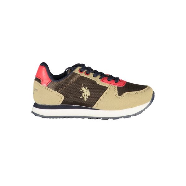 U.S. POLO ASSN. US POLO ASSN. BROWN CHILDREN'S SPORTS SHOES