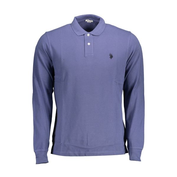 U.S. POLO ASSN. US POLO BLUE MAN LONG SLEEVED POLO SHIRT
