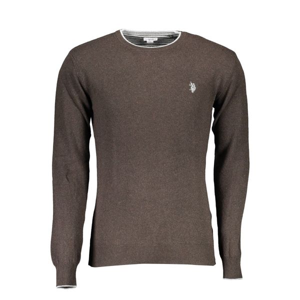 U.S. POLO ASSN. US POLO BROWN MEN'S SWEATER