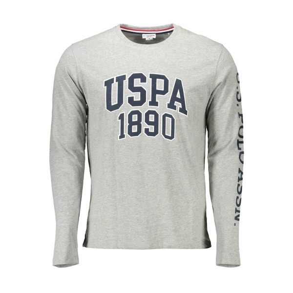 U.S. POLO ASSN. US POLO GRAY MEN'S LONG SLEEVE T-SHIRT