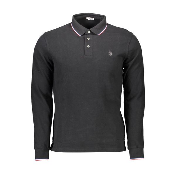 U.S. POLO ASSN. US POLO LONG SLEEVE POLO SHIRT MAN BLACK