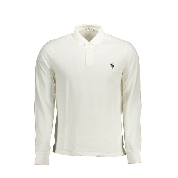 U.S. POLO ASSN. US POLO LONG SLEEVED POLO SHIRT MAN WHITE