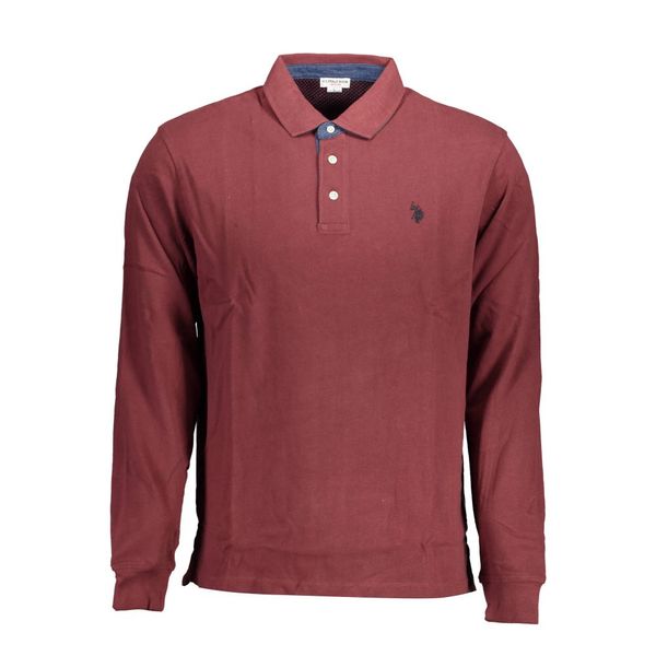 U.S. POLO ASSN. US POLO MAN PURPLE LONG SLEEVED POLO SHIRT